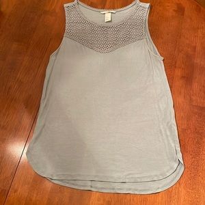 💕 3/$25 Lace Detail Tank Top